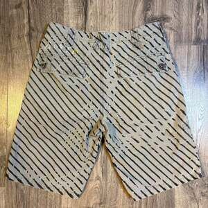 Analog Y2K Striped Skate Shorts Size 31